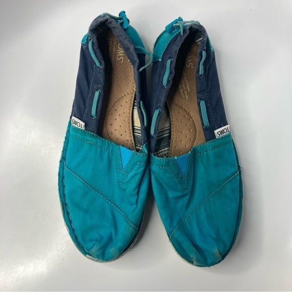 Toms color block slip on shoes size 8 - Picture 4 of 8